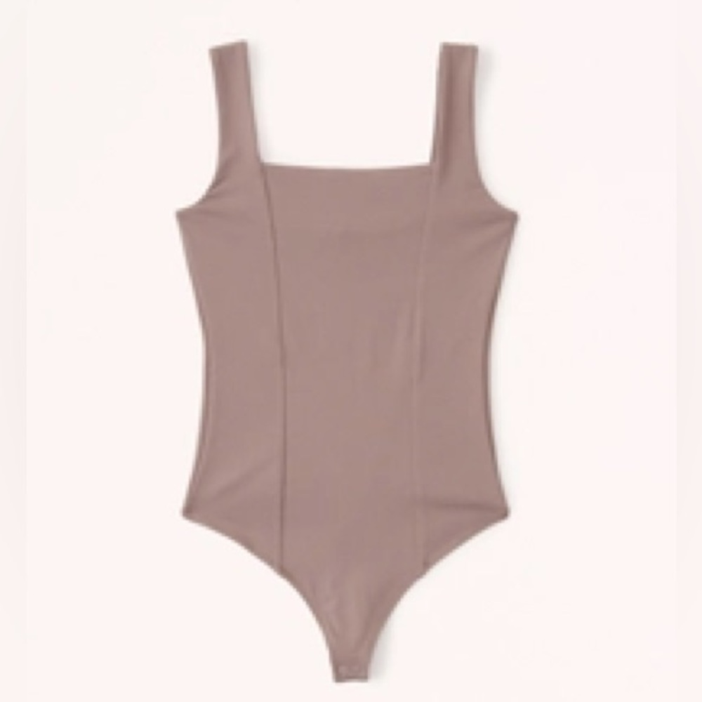 Abercrombie & Fitch Seamed Squareneck Bodysuit